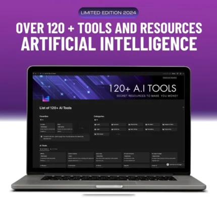Plus de 120 ressources d'outils d'intelligence artificielle cachés AI Prompts Modèle de notion de sites Web d'intelligence artificielle à télécharger Liste complète des sites Web ChatGPT pour 2025